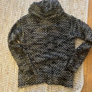 Parker cowl neck sweater with shimmer details